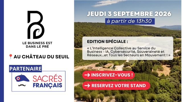 Jeudi 3 septembre 2026- à partir de 13h30